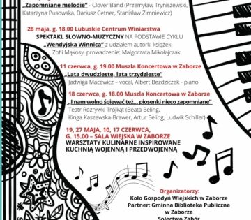 Muzyczno-kulinarne podróże w przeszłość w gminie Zabór